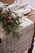 DII 100% Cotton, Machine Washable, Printed Metallic Table Runner For Parties, Christmas & Holidays - 14x108
