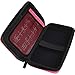Guerrilla Hard Travel Case for TI-83 Plus, TI-84 Plus, TI-84 Plus Color Edition, TI-89 Titanium, TI-Nspire CX&CX CAS, HP50G Graphing Calculators + Guerrilla's Essential Calculator Accessory Kit, Pink