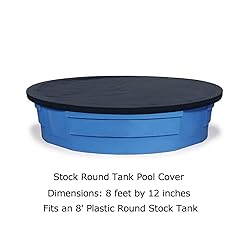 8ft Poly Stock Tank Pool Cover Waterproof Heavy