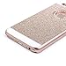 iPhone 6/6s Case,ARSUE (TM) Luxury Hybrid Beauty Crystal Rhinestone With Gold Sparkle Glitter PC Hard Protective Diamond Case Cover For iPhone 6/6s [4.7inch] (Gold / Bling)