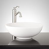 Signature Hardware 447953 Sarasota 15-1/2" Fireclay Vessel Bathroom Sink