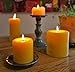 Bluecorn Beeswax 100% Pure Beeswax Pillar Candles | Natural Beeswax Candles, Unscented Yellow Candles | Soy, Paraffin, & Fragrance Free | 2x3, 25 Hour Burn Time | Handmade in Colorado