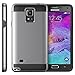 i-Blason Galaxy Note 4 Case, Samsung Galaxy Note 4 Unity Series Dual Layer Armored Hybrid Ultra Thin TPU Silicone Case Cover Skin for Samsung Galaxy Note 4 N910S N910 °C W/(Grey Matt)