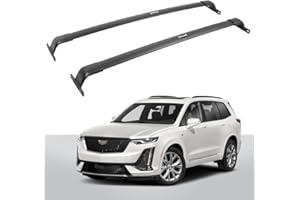 EZREXPM Roof Rack Cross Bars Fit for Cadillac XT6 2020-2025 Crossbars Luggage Baggage Carrier Cargo Bar with Side Rails