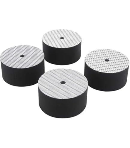 1.25" Silicone Hemisphere Bumpers Isolation Feet, 8Pack Non Skid Speaker Isolation Pads For Small Speaker Spikes Turntable Isolation Subwoofer Record Player Sound Dampening Anti Vibration - View #2