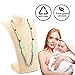 Lofca Baby Toys Silicone Teething Necklace for Mom to Wear-BPA Free -Anti Flammatory,Drooling , Teething Pain Reduce Properties-Nursing Necklace Perfect for Breastfeeding Moms-'Ina'(Mint)