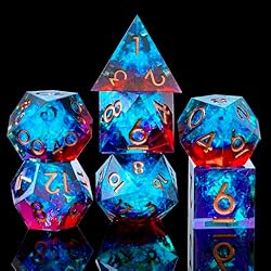 Sharp Edge DND Dice Set Handmade 7 Accessories Dice