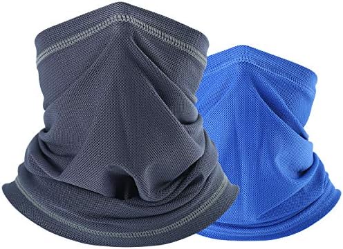 Summer Neck Gaiter Sun UV Protection Face Mask Breathable Coolskin Thin Bandana for Fishing Hiking Motorcycling
