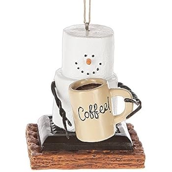 S'Mores Coffee Lover Christmas/ Everyday Ornament
