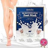 Wonder Foot Exfoliating Foot Mask - with Lactic Acid & Milk (PH3.6) - Guaranteed to Rejuvenate Your foot In 7 Days - Sold Exclusively on Amazon