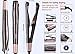ANEMEL Professional Hair Straightener Curling Iron, 2 in 1 Ceramic Tourmaline Twisted Flat Iron with LCD Digital Display,Adjustable Temperature 210℉-450℉ and Auto Shut-Offthumb 1
