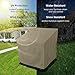 SunPatio Outdoor Chair Cover, Heavy Duty Waterproof Patio Lounge Deep Seat Chair Cover, Fade Resistant Patio Furniture Covers, All Weather Protection, 33.5
