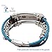 Smatiful Alta HR Bands for Women, Adjustable Replacement Bangle Bracelet for Fitbit Alta HR, Mediterranean Blue