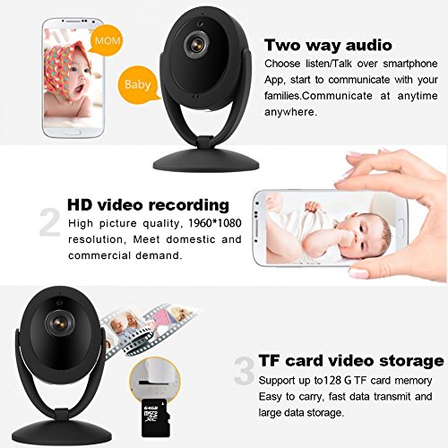 NexGadget-1080p-Home-Wireless-Camera-IP-Security-Surveillance-System-Black