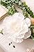 KEY SPRING Paper Flower Decorations (Navy Blue, Light Blue, White, Set of 7), Large Paper Flowers for Wedding, Nursery Wall Decoration, Baby Shower, Bridal Shower