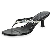 STAUD Women's Freja Thong Kitten Heels