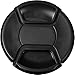 Fotasy LC86mm Lens Cap, 86mm Snap-On, Black