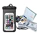 Universal Waterproof Case, iThrough 65ft(20M) Diving Pouch, Universal Waterproof Bag, Dry Protection for All Phones iPhone 5s/5c//6s/6 plus Galaxy S5 S6 S7 Edge plus Note 3 4 5 (Black)