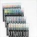 KINGART 444-48 Markers Real Brush Pens, Set of 48 Unique Colors, 48 Piece