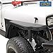 EAG Front Tube 3 inch Fender Flare Rocker Guard Fit for 87-96 Jeep Wrangler YJ