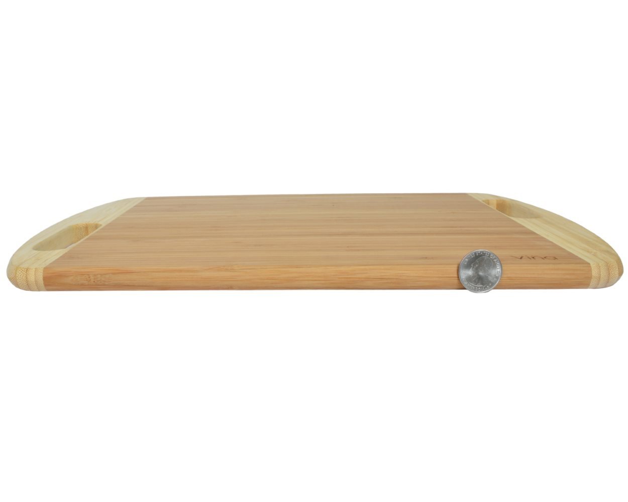 Vina Extra Large Bamboo Cutting Board with Handles, 16\