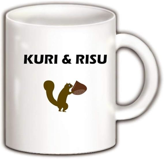 Amazon 栗とリス クリトリス シュールでエロなtシャツデザイン Zipangu49er マグカップ ホワイト ホワイト 服 ファッション小物 通販