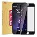 [2 Pack] iPhone 7 Plus Screen Protector, SAVFY Full Coverage Tempered Glass Edge-to-Edge Cover for Apple iPhone 7 Plus - Black