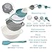 KALREDE Holiday Gift Idea-Plastic Mixing Bowls with Pour Spout for Kitchen– Large Mixing Bowl Set of 9– BPA Free Nesting Bowls Including Measuring Cups, Colander, Flour Sifter, Salad Bowl,Spatula