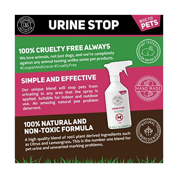 C&G Pets Urine Stop Spray for Cat and Dog Repellent Stop Cats and