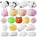 Strawberry Squishy Bundle with Bonus Random Mochi Squishy - Jumbo Slow Rising Cute (4.7 inch) - Kawaii Stress Relief Toy