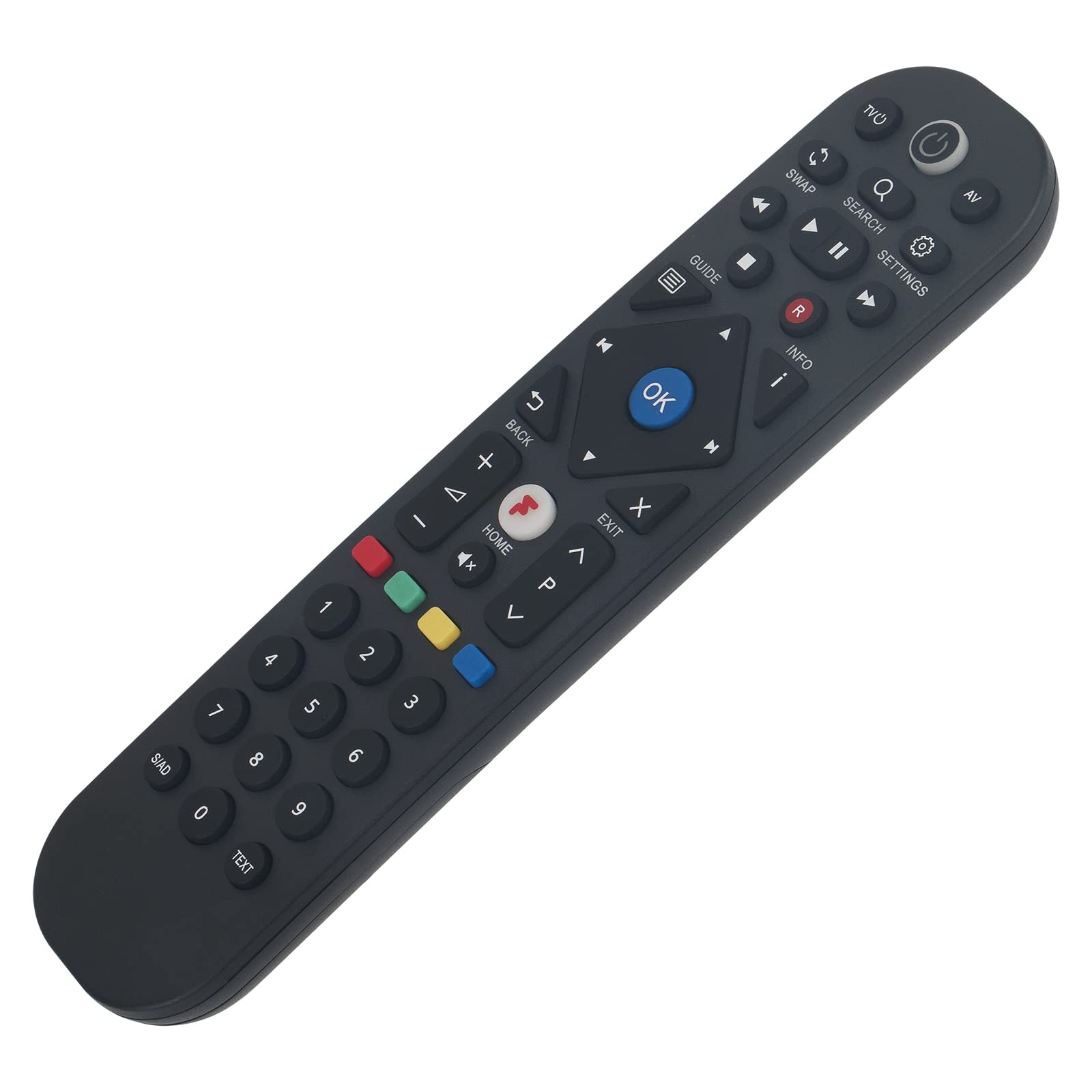 VINABTY Replace Infrared Remote Control Fit for Manhattan T3-R Freeview Play RECEIVER T3R