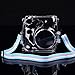 SAIKA Crystal Protective Case Compatible with Mini 7s Instant Camera with Shoulder Strap.