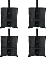 TMBMLPP Heavy Duty Gazebo Weights Sand Bags Set of 4 - Black view 9