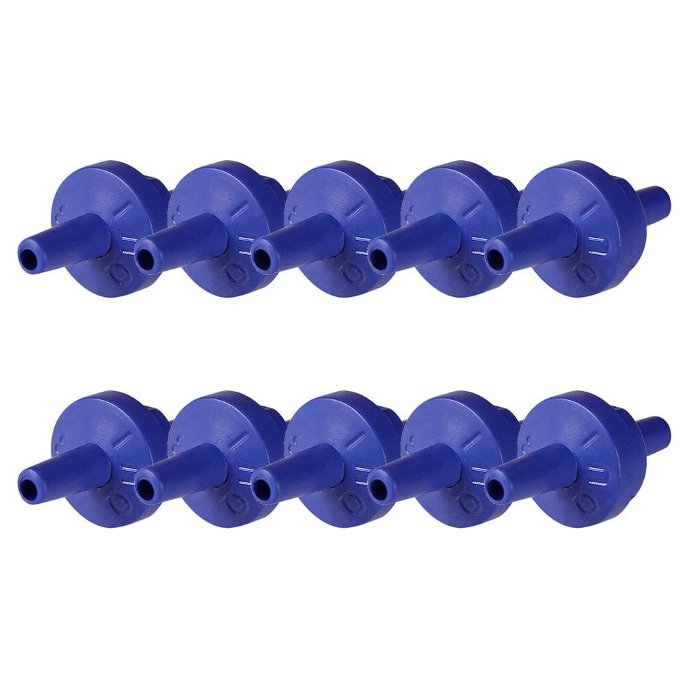 WANGCL 10 Pack Aquarium Air Pump Check Valve Aquarium Accessories Fish Tank One Way Non-Return Valve