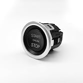 SUNJIKA Push to Start Button Cover for Land Rover Range Rover Sport | for Range Rover Evoque Discovery Sport，Replacement OE#LR094038，Engine Ignition Start Stop Switch