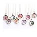 Lazoda Jewelry Pretty Dry Flower Transparent Glass Pendant Dangle Chain Statement Necklace for Women Thanksgiving Day Jewelry