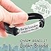 Choker Inspirational Cuff Bracelet Engraved Keep Going Adventure Begins She Did Bangle Graduation Birthday Gifts (she did)