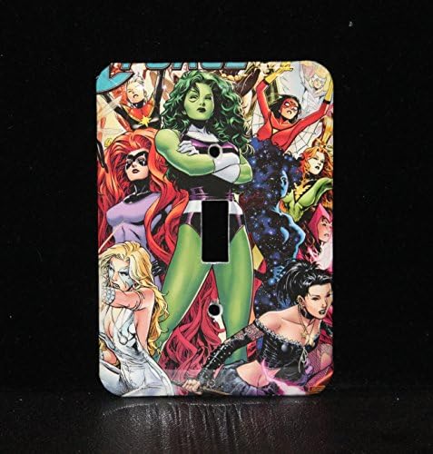 Marvel Women Avengers Comic Book Switch Plate Wallplate Light Cover She Hulk