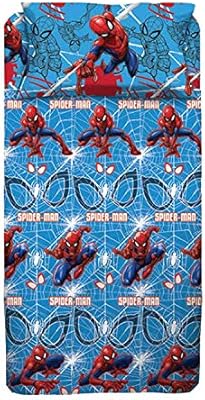Singolo Personaggi Completo Letto Una Piazza Singolo Cotone sopra sotto federe Spiderman Originale