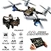 ATTOP XT-PACK 1 Drone with Wifi HD Camera FPV Live Video Cell Phone Control 4 Rotors Folding Quadcopter 2.4G 6 Axis Gyro Fold Remote Control Heli with One Key Take Off Altitude Hold (Bronze)