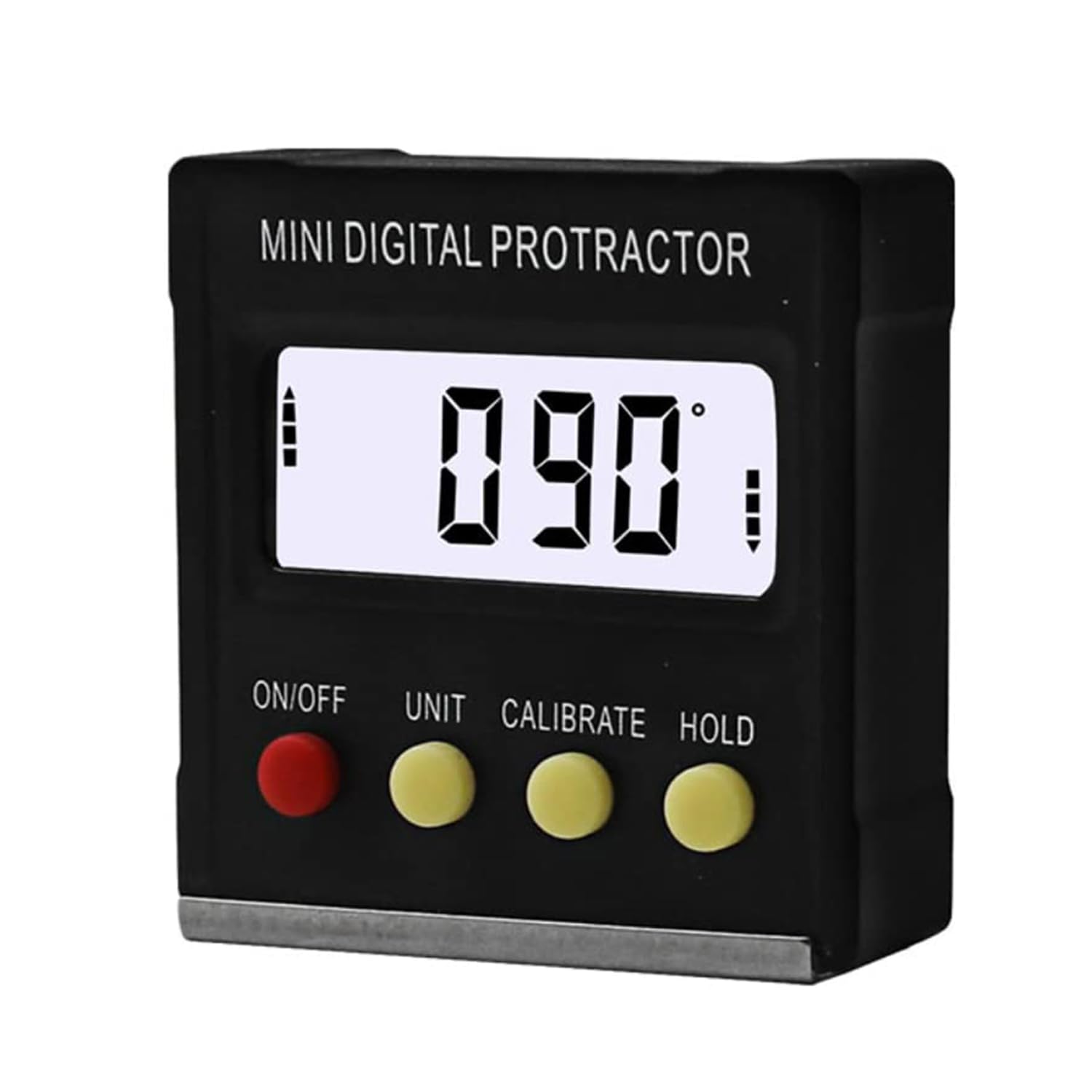 Bestgle Mini Digital Angle Gauge, Magnetic Angle Finder Protractor Inclinometer, Bevel Angle Tool for Miter Saw, Automotive Testing & Machine Calibration