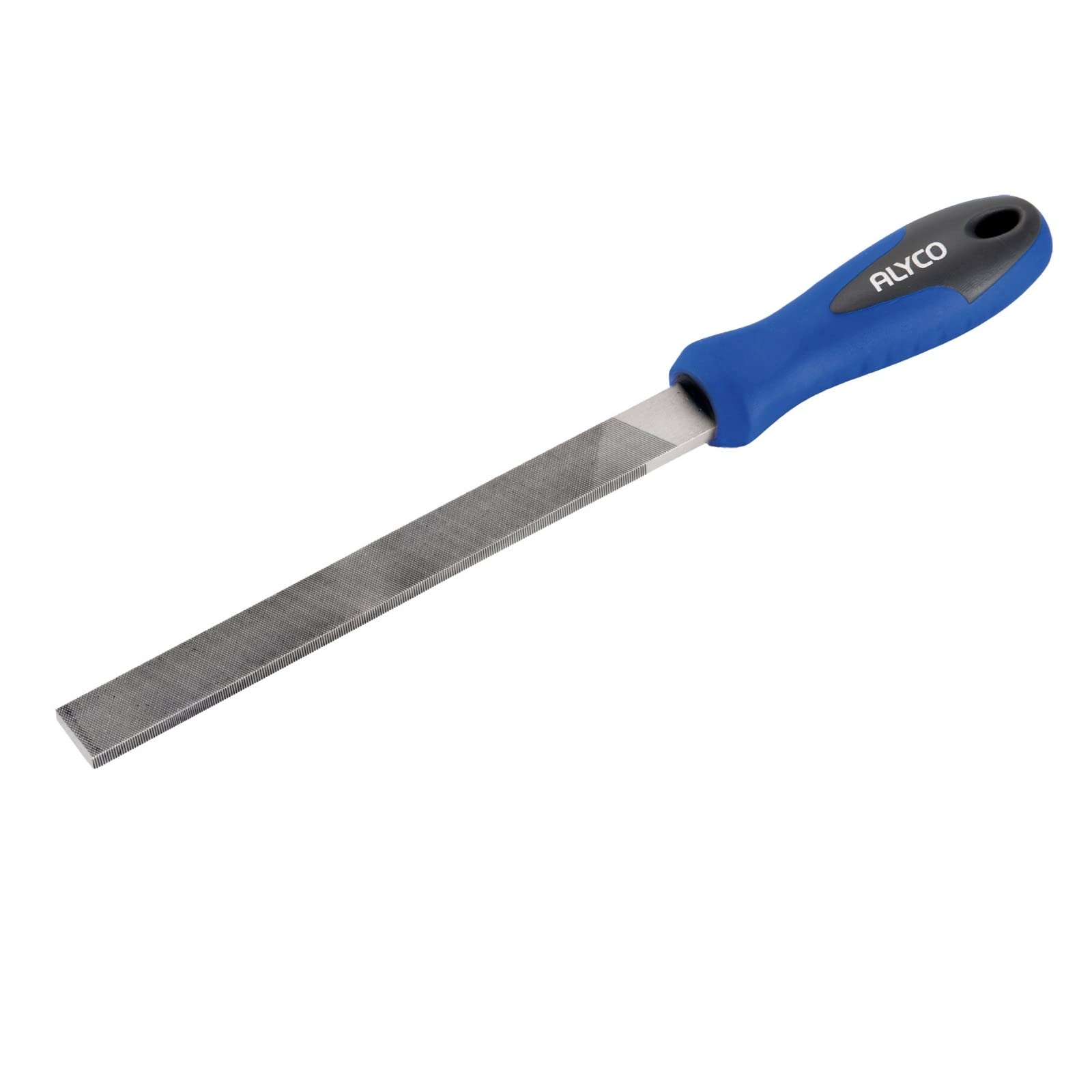 alyco 197499 – Flat File 100 mm Bi-Material Handle Serrated entrefino