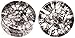 SoScene Smoked Shattered Quartz Stone Ear Plugs Gauges Sold in Pairs (12mm)