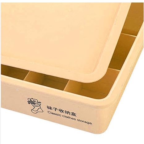 Flushzing 15 Grids Ties Socks Drawer Dividers Storage Boxes Case