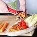 Vegetable Peeler trio set by BUTTERLEE. Potato, apple, fruit, kiwi, carrot, veggie Y-shaped stainless steel swivel, serrated, julienne, garnish peelers with non-slip comfortable grip handle, set of 3