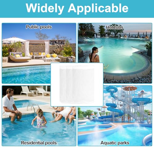 Zutflap 20 Pièce Filtre Skimmer Piscine Chaussettes Skimmer Piscine Panier pour Attraper Les Feuilles Cheveux Pool Skimmer Socks Nylon Élastique pour Aquarium Pool Exterieur Fontaine