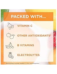 Emergen-C (60 unidades, sabor a la naranja, 2 meses de suministro) suplemento dietético mezcla de...
