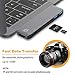 [Compatible Case] USB C Adapter,Type C Hub with 4 K HDMI,Thunderbolt 3 (40Gbps),Power delivery 100 W,SD/Micro SD Card Reader,2 x USB 3.0 Ports Compatible MacBook Pro 2016/2017/2018(Space Grey)
