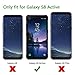 OMOTON Tempered Glass Screen Protector Compatible Samsung Galaxy S8 Active, Not Fit Samsung Galaxy S8/ S8 Plus, 2 Pack