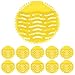 Urinal Screen & Deodorizer (10-Pack) by Modern Industrial - Fits Most Top Urinal Brands at Restaurants, Offices, Schools, etc. (Yellow Lemon)
